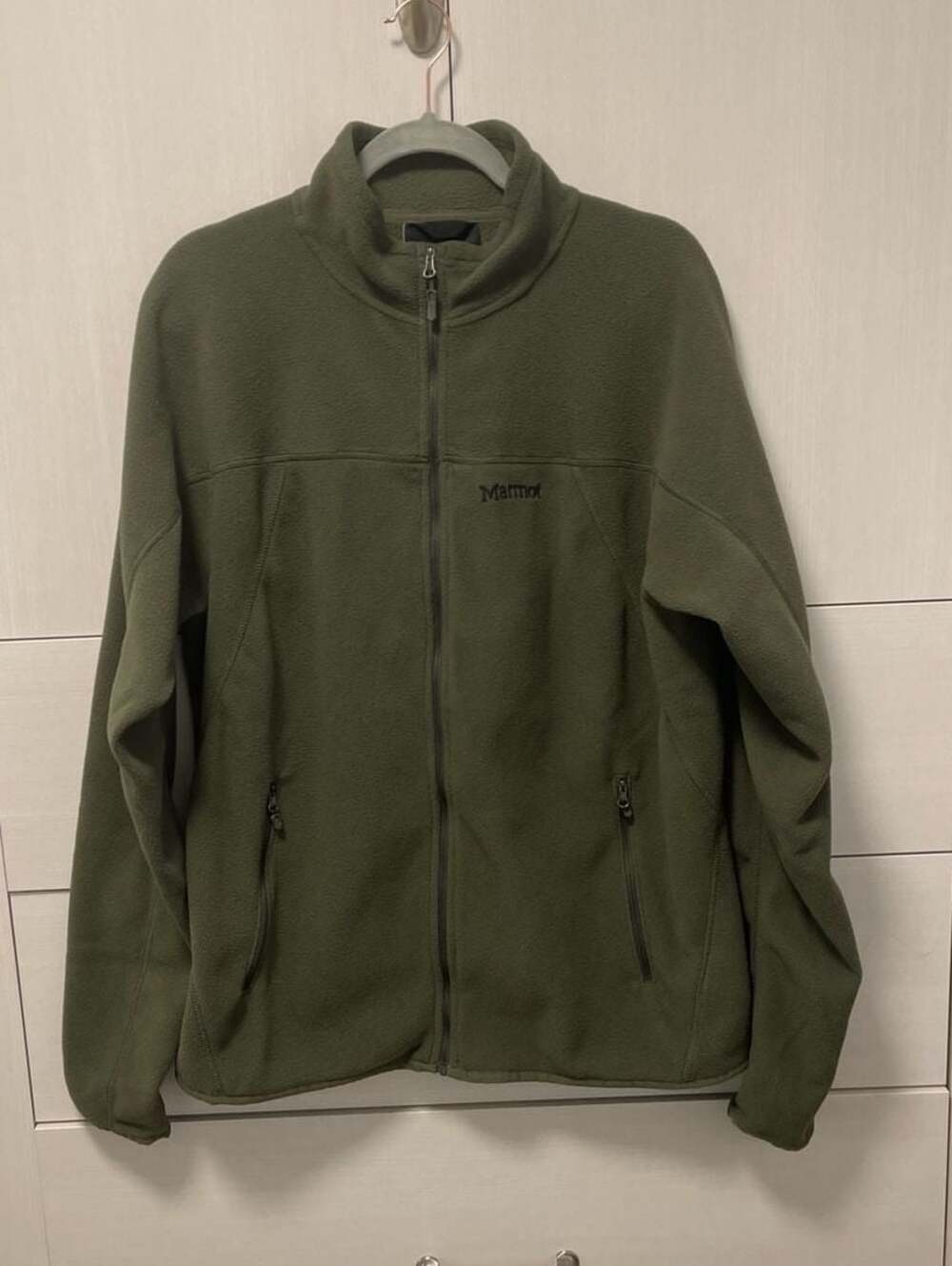 Marmot Men's Pisgah Fleece Full-Zip Jacket in Nori Green Size XL